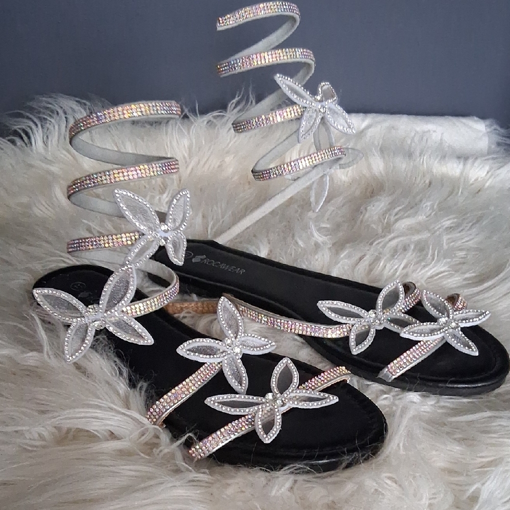 Rocawear Amazing Rhinstone Sandals